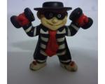 Mc Donalds Boneco Papa-Burguer segurando dois Peso